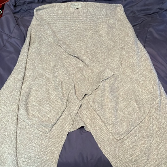 Mansfield Lux Day Spa Wrap with pockets taupe shawl super soft! - Picture 2 of 6